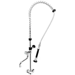 BE-Gastro BE-GASTRO® I Profi Gastro Geschirrbrause Einloch "Premium" Drehgriff inkl. Wasserhahn, Mischbatterie & Drehgriff I Gastrobrause, Gastronomie Armatur