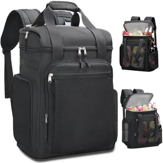 Estarer Kühlrucksack 35L Kühltasche Picknickrucksack Wasserdichter Rucksack zum Kühl mit Flaschenöffner beim Camping, Wandern und Strand
