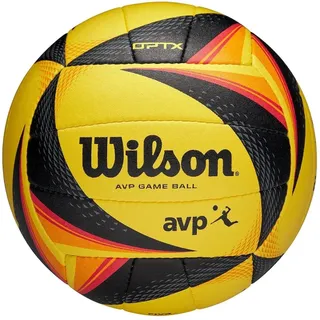 Wilson OPTX AVP Game Beachvolleyball yellow/black/orange 5