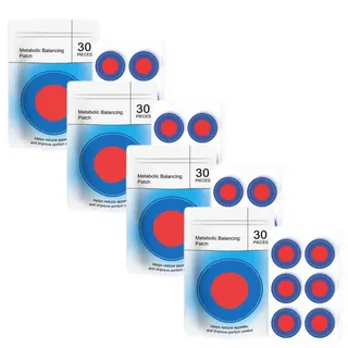 Abnehmpflaster, 30 Stück Metabalance Patch, Abnehmpflaster Original, Natürliche Gewichtskontrolle Pflaster, Nicht Reizend (4)