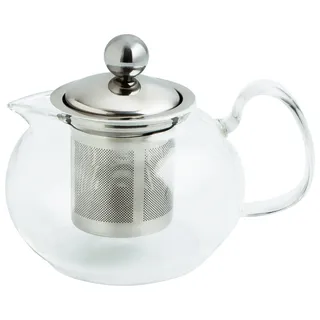 Quid Teekanne 550 ml mit Filter INOX Serenia, Glas, durchsichtig, 2.13 cm