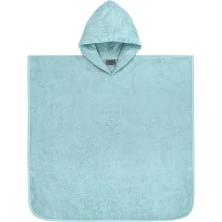 Normani Kinder Baumwoll Badeponcho Manama in Hellblau | Gr.: 60 x 60 cm