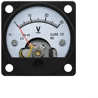 Analoges Zeigerinstrument SO-45 für DC-Amperemeter-Anwendungen mit klarer Skala und schwer entflammbarem Gehäuse (DC100V)