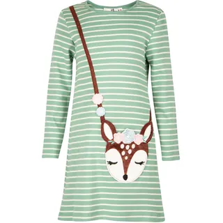 happy girls HAPPY GIRLS, Mädchen, Gr. 116, EURO-Größen, grün, Stoff, 100% Baumwolle, normal, Kleider Sommerkleid