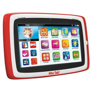 Lisciani -Mio Tab 7'' Evolution 2022, Kinder 6-12 Jahre alt, Speicher 16 GB, Autonom, sensorische Fähigkeiten, Auge-Hand-Koordination, Mehrfarbig, 97005