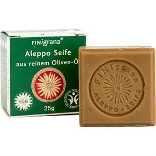 FINigrana Aleppo Seife aus 100 Prozent Olivenöl 25 g