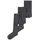 NAME IT Unisex Kinder nknpantybroek rib 2p noos Strumpfhose Dark Grey Melange 98-104 EU 98-104