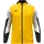Polyesterjacke gelb/weiß/schwarz 152