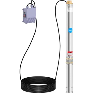 Hillvert Tiefbrunnenpumpe 5.500 l/h sandverträglich
