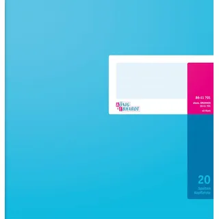 KÖNIG & EBHARDT König und Ebhardt König & Ebhardt 8611701-7120K40KL Spaltenbuch mit Kopfleiste (20 Spalten, 40 Blatt)