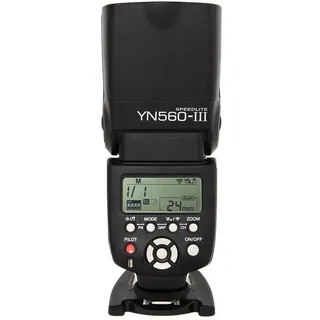 YONGNUO YN560 Mark III YN560-III YN560III Blitzgerät für Canon, Nikon, Pentax, Olympus + NAMVO Diffusor