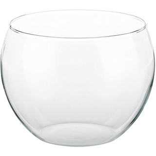 Kela Bowletopf FINA, Feuerzangenbowle Topf hitzebeständig, Bowle Gefäß Glas, Transparent, 22 cm