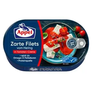 Appel zarte Heringsfilets in Tomaten-Creme, 200G