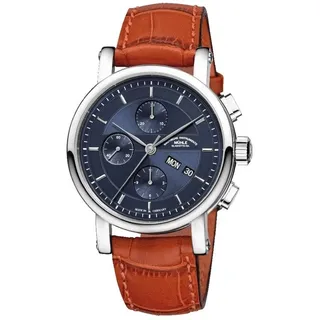 Mühle Glashütte Teutonia II Chronograph M1-30-92-LB - 42 - Blau