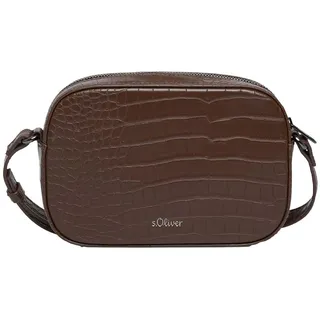 s.Oliver Camera-Bag in Kroko-Optik - Einheitsgröße