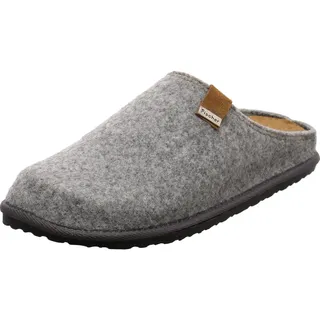 Fischer Markenschuh Herren Helge Hausschuh, Grau 80, 40 EU