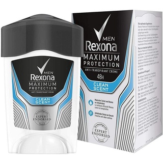 3 x Rexona Men Deo Cremestick Maximum Protection Anti-Perspirant - Clean Scent - 45ml