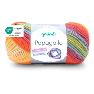 Gründl 100g Gründl Papagallo Farbverlaufsgarn Wolle Stricken Häkeln GP 39,90€/1kg