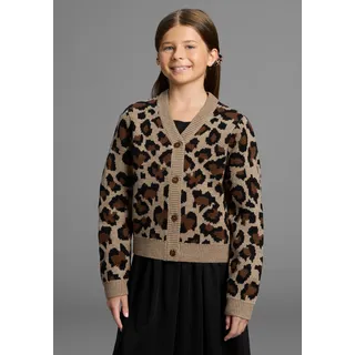Kidsworld Strickjacke »Strickjacke mit Leo-Muster« Strickjacke in Leo-Optik