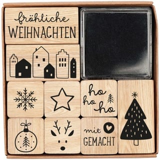 brunnen / brunnen-verlag, gießen Stempel-Set Weihnachten