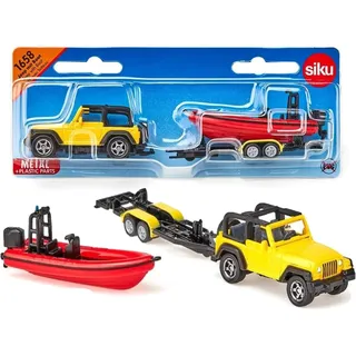 Siku 1658 - Jeep mit Boot 1:87