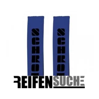 Schroth Gurt-Zubehoer - 2" Gurtpolster blau mit schwarzem Flock