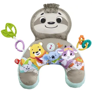 Fisher-Price Faultier-Spielkissen mit Vibration, Baby-Spielzeug ab 0 M