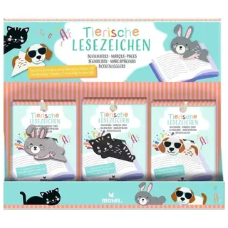 Moses Tierische Lesezeichen, sortiert