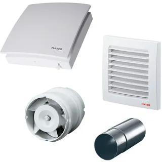MAICO AKE 100 Zuluft-Set für Kellerentfeuchtungsset, DN 100, 0093.1643, Badlüfter, weiß