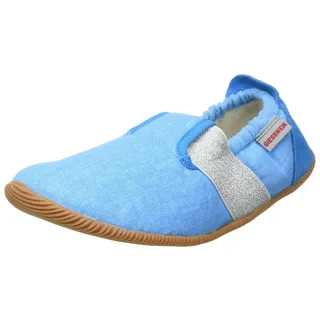 Trulben, Flache Hausschuhe, Azur, EU