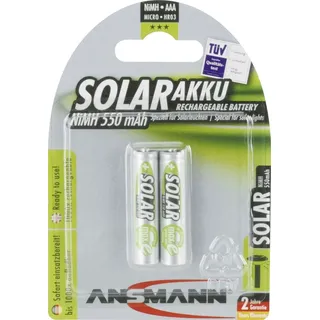 Ansmann HR03 Solar maxE Micro (AAA)-Akku NiMH 550 mAh 1.2V 2St.