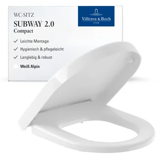 Villeroy & Boch Subway 2.0 WC-Sitz Compact Weiß Alpin