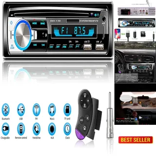 Lifelf Bluetooth Autoradio 65W 4 Kanal Lenkrad Fernbedienung FM MP3 USB TF AUX