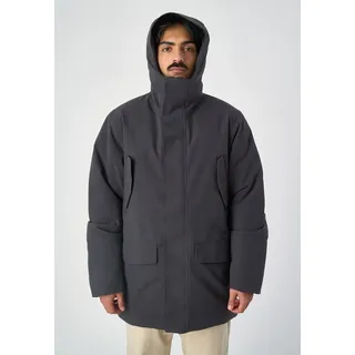 Cleptomanicx Parka Reset mit getapten Nähten grau S