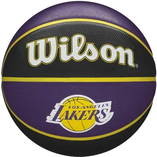 Wilson Basketball NBA TEAM Tribute LA LAKERS, Outdoor, Gummi, Größe: 7