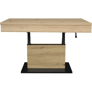 Mäusbacher Lift Couchtisch Braun Wildeiche 110 x 77 x 60 cm