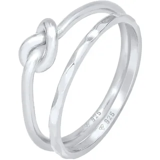 Elli Ring Knoten silber 56