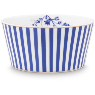 PiP Studio Schale Royal Stripes Bowl 12 cm, Porcelain, (Schüsseln & Schalen), Bowl Royal Stripes Blue 12cm bunt