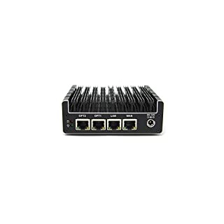 Protectli Vault FW4B - 4 Port, Firewall Micro Appliance/Mini PC - Intel Quad Core, AES-NI, 4GB RAM, 32GB mSATA SSD - Compatible with pfSense/OPNsense etc