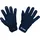 Fleece-Feldspielerhandschuhe mit Klettverschluss marine 8