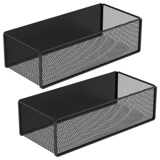2 Stück Magnetisch Regal Kühlschrank,Gewürzregal Magnetisch, Magnetische Regale für Waschmaschine,Wandregal Küche Rost Metall Regal Magnetic Spice Rack für Küche Aufbewahrung und Organiser