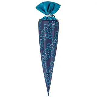 McNeill Schultüte blau, für Jungen, Stoff, eckig, 70 cm