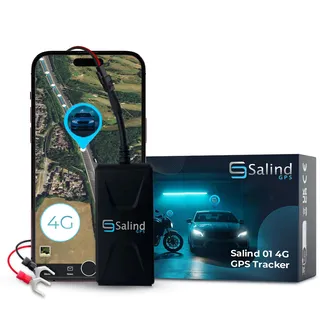 SALIND GPS - Salind 01 4G GPS Tracker - GPS Tracker Auto, Motorrad, Fahrzeuge, LKW's - Diebstahlschutz - Online, 4G, weltweit und Echtzeit Ortung mit App - Direktanschluss KFZ-Batterie (9-75V)