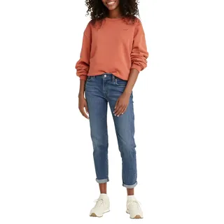 Levi's Mid Rise Boyfriend Jeans, Lapis Gem, 26W 30L
