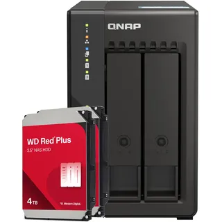 QNAP TS-253E Leergehäuse Schwarz