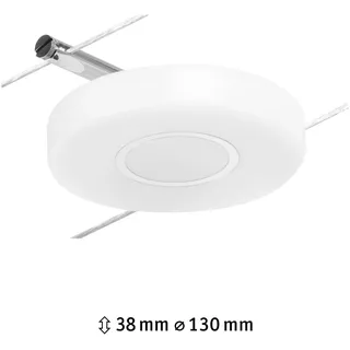 Paulmann LED Seilsystem DiscLED Einzelspot 200lm 4,5W 3000K 12V Chrom (matt)