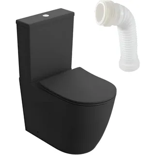 LaVita Nautilius mit WC-Sitz Schwarz