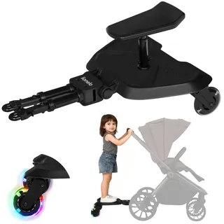 lionelo Buggy Board 2in1 Mitfahrbrett für Kinderwagen mit Sitz