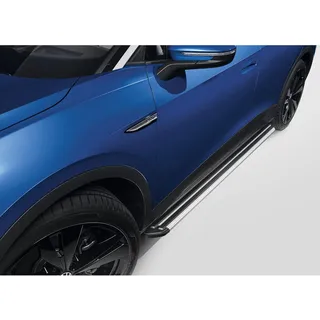 Volkswagen 11A071691 Trittbrett Seitenschweller Trittstufe Aluminium, mit Anti-Rutsch-Einlagen, nur für PR-Code LX0 (Akku Zellmodul A)