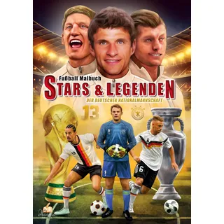 dhamma verlag Fußball-Malbuch 50 St. ohne Spielersteckbrief